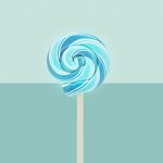 blue lollipop